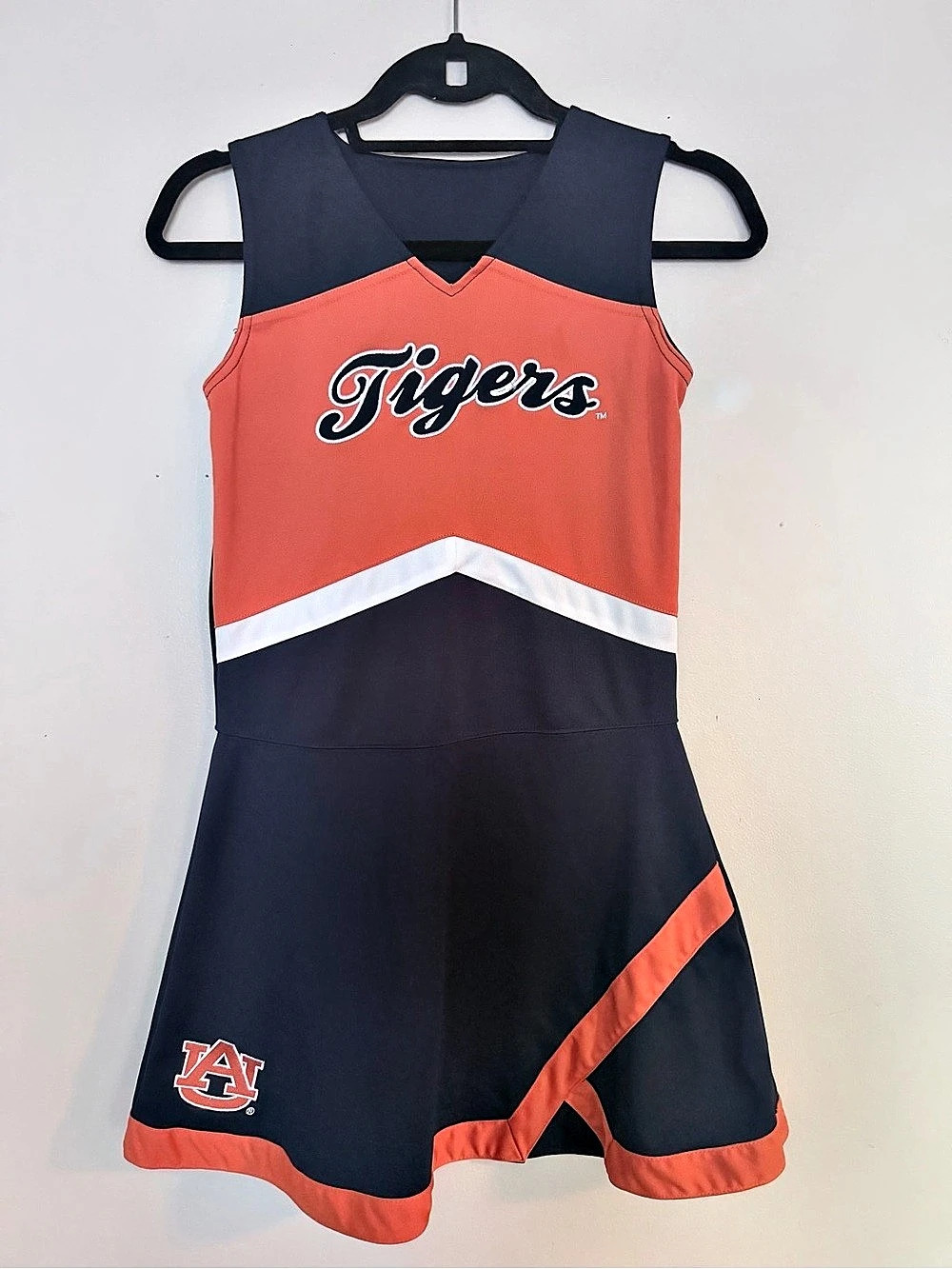 Auburn Tigers Color Block Mini Cheer Dress Girls’ Medium 10/12